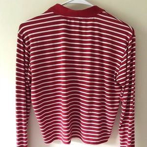 Forever 21 Tops - Red and white striped sweater, cropped (size M) Forever 21 Tops - Red and white striped sweater, cropped (size M)
